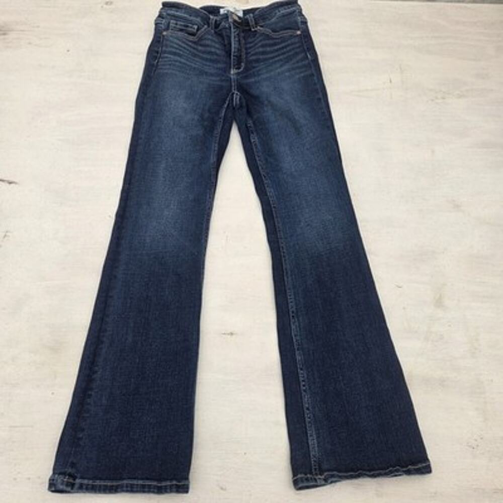 BKE Parker Jeans Womens Universal Bootcut Fit High Rise Sz 27x31.5 Dark Wash
